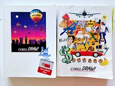 2 x Corel Draw 4 Books From the 1990s Fun pieces of History 100's of Images B5
