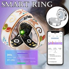 Diamond Smart Ring Women’s Fitness Tracker IP68 Waterproof Health Monitor