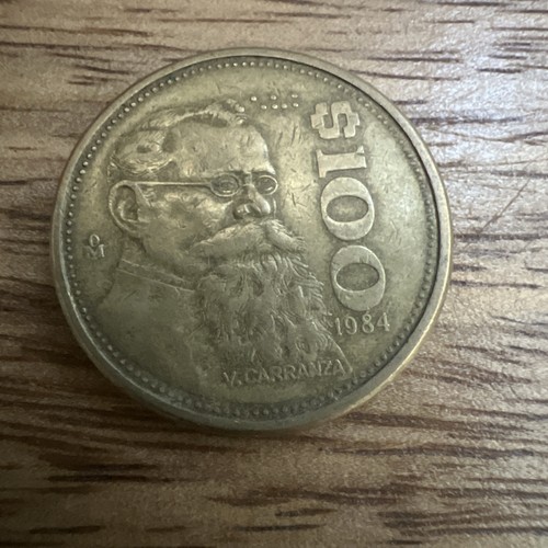 1984 mexico 100 - 1984, coin
