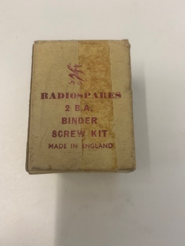 Vintage radio spares b - 2, b.a
