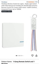 Thinkbee RF Wireless Light