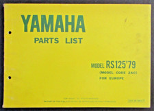 YAMAHA RS125 1979 ( TYPE 2A0 )