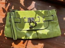 Women’s Apt.9 Vintage Green Leather Wristlet Bag