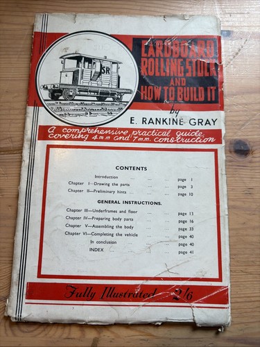 Vintage model railway booklet - vintage,
