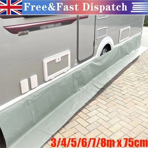 Caravan awning draught skirt - draught,