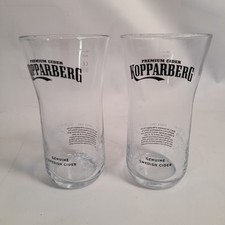 2 X Premium Cider Kopparberg Genuine Swedish Cider Glass 500ml