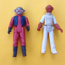 Vintage Star Wars Figures x2 Admiral Ackbar Nien Nunb LFL 1983 Hong Kong