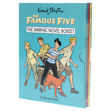 Famous Five Graphic Novel By Enid Blyton 4 Books Collection Box Set -Age 9+ -PB