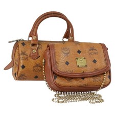 MCM Logogram Vicetos Hand Bag