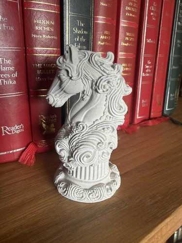 Very ornate grey - grey, horse