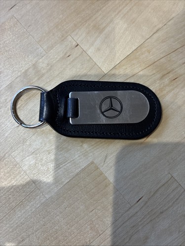 Mercedes benz leather key fob - leather,