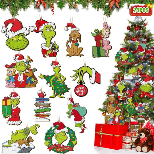 24pcs christmas tree - christmas,