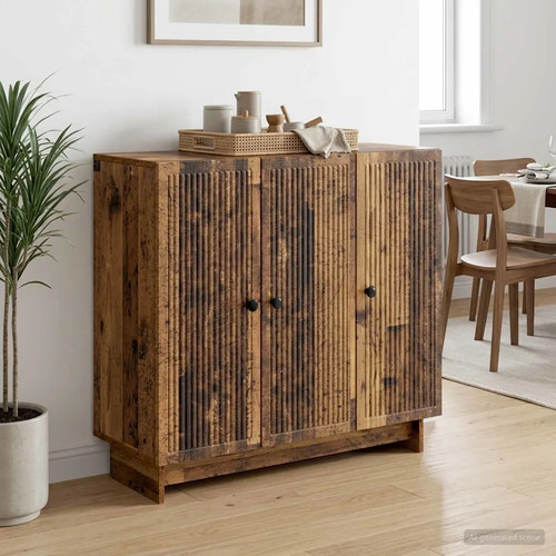 Walplus old wood buffet - old,