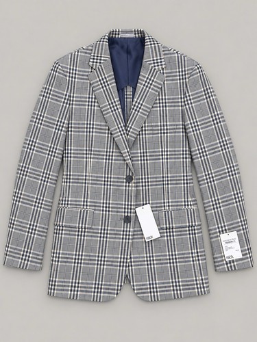 Nwt men gray navy - men’s, plaid