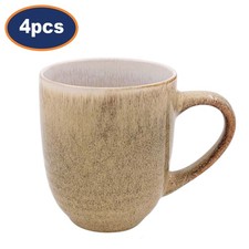 Reactive glaze mug 4pcs 320ml - glaze,
