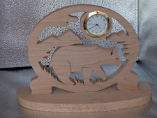 Handmade Scrollsawn Wood Bear