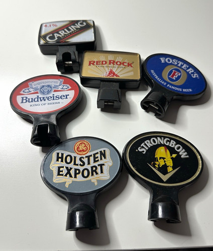 Beer tap handle badges clips - tap, badges/clips