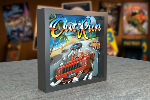 Outrun diorama arcade retro - outrun,