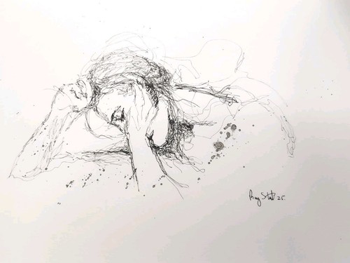 Original scribble ink - scribble,