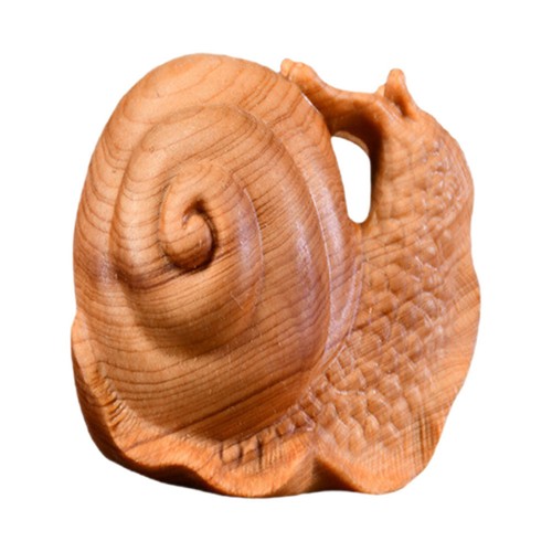 Cute wooden snail - wooden,