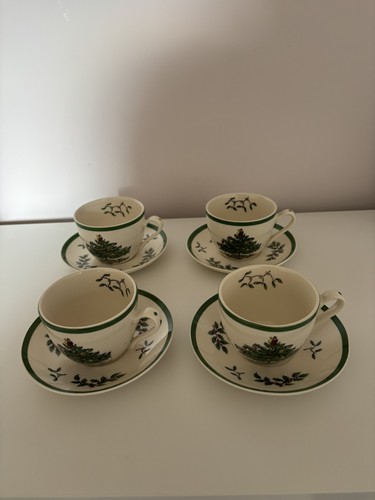 Spode christmas tree tea cups - tree,