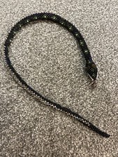 Antique WW I Turkish Prisoner Of War Beaded Snake Choker Necklace - Collectable