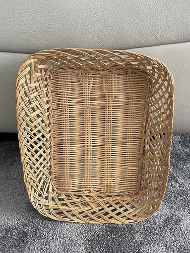 Wicker basket rectangular - wicker,