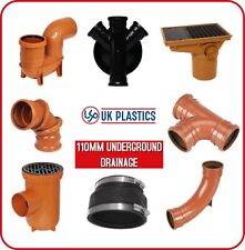 Underground Drainage 110mm Fittings FREE & FAST DELIVERY !