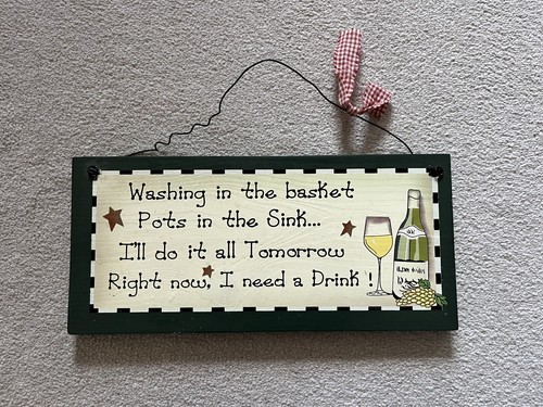 Kitchen wall plaque humorous - kitchen,