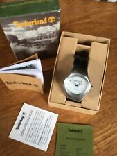 Timberland Mens Watch with Leather strap in original box