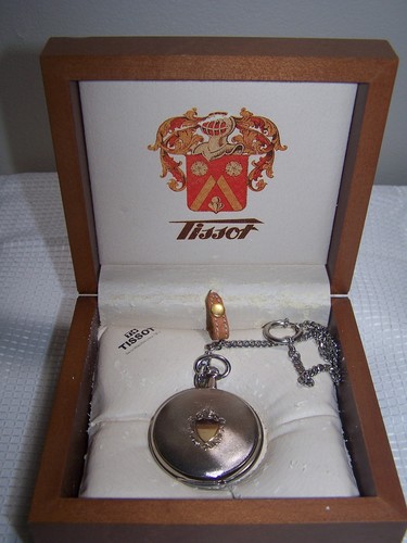 Tissot pocket watch quartz - tissot,