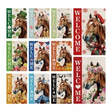 Seasonal Garden Flags Horse