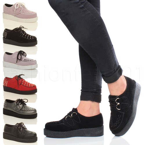Womens ladies flat platform - flat,