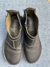El Naturalista Women's Leather Black Boots Size 42