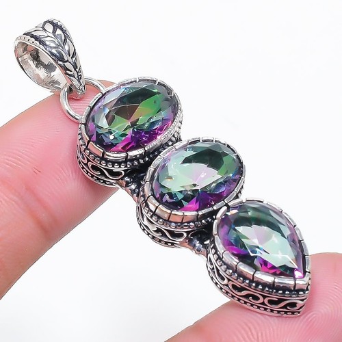 Mystic topaz gemstone handmade - topaz,