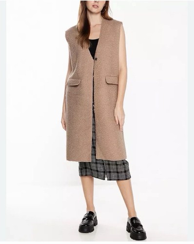 Zara bouclé long vest - zara,