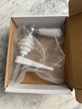 Toilet Flush Lever Traditional Ceramic Handle WC White Cistern Replacement Part