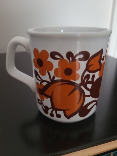 Vintage 70s tams mug brown - 70s,