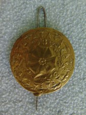 EARLY 1800'S ANTIQUE PILLAR SCROLL OGEE LARGE SHELF MANTLE CLOCK PENDULUM PARTS