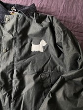Brand New Wax Jacket with West Highland White Terrier
