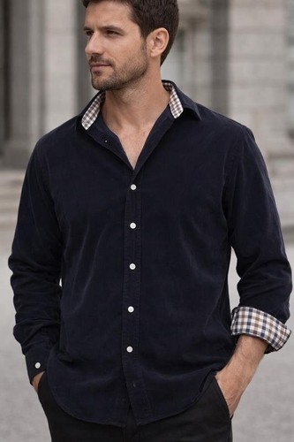 Men aquascutum shirt navy - men,
