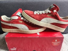 puma states nm red-white swan-gold sice uk 8 used but excellent condition 