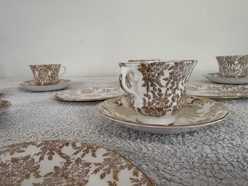 Vintage vale bone china - bone, gold