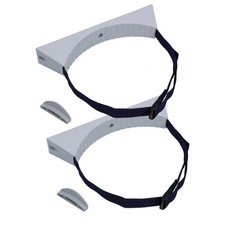 2 Pack Gas Locker Bottle Saddle Base & Strap Bracket Motorhome Boat to fit Calor