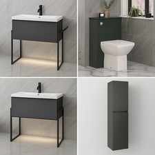 Wall Hung Grey Bathroom Vanity