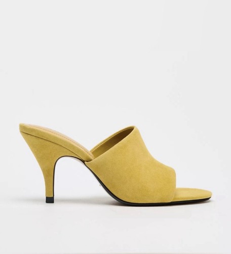 Zara suede mule size 5 - suede,