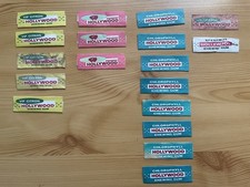 RARE VINTAGE 18 x HOLLYWOOD FRANCE CHEWING GUM WRAPPERS  1970s