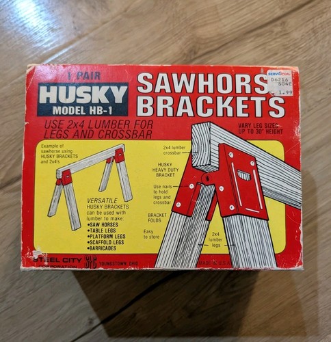 Sawhorse brackets vintage - brackets,