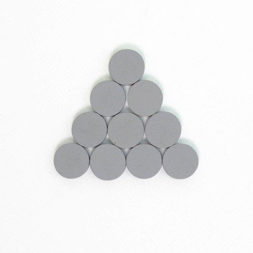 Wooden discs 15mm - grey, 100