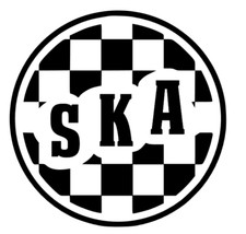 SKA SCOOTER VINYL DECAL -  MOD